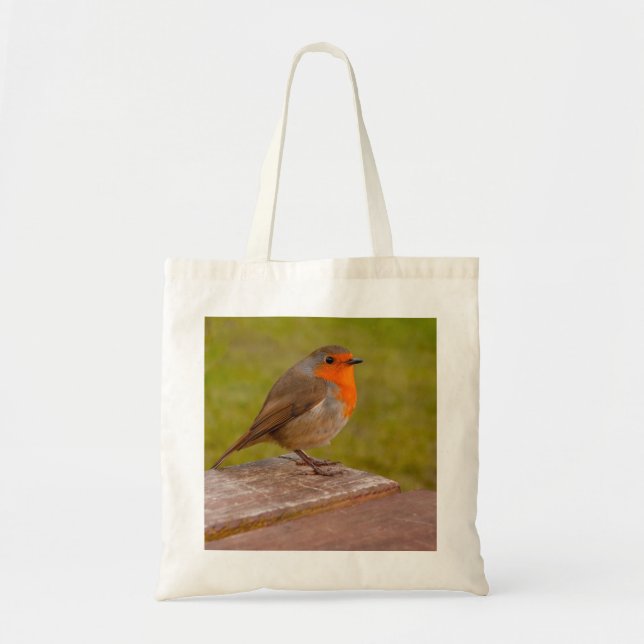 Bolso De Tela Robin de primavera (Frente)