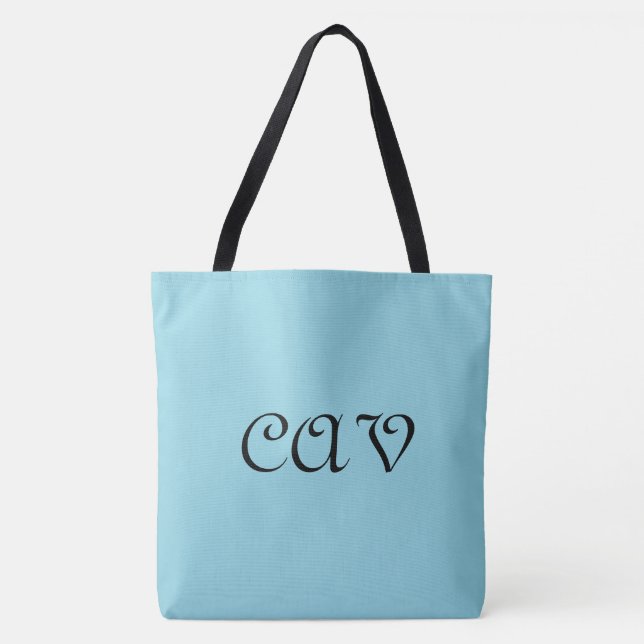 Bolso De Tela Robin Egg (Anverso)