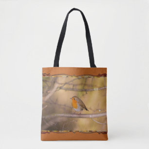 Bolso De Tela Robin En El Bosque