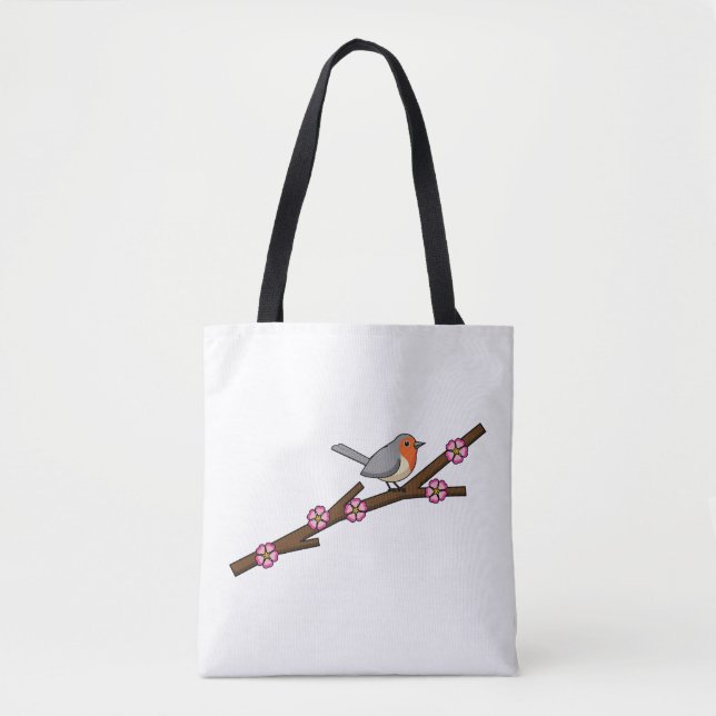 Bolso De Tela Robin en Sakura (Anverso)