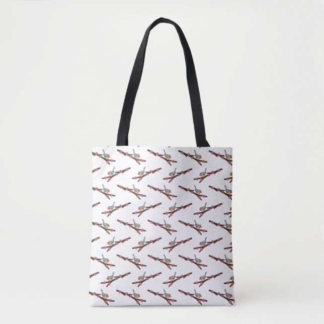 Bolso De Tela Robin en Sakura (Anverso)