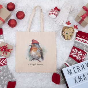 Bolso De Tela Robin Winter Delight, personalizado