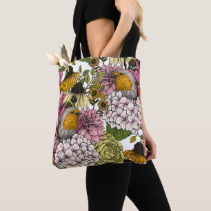 Bolso De Tela Robins en el jardín