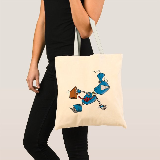 Bolso De Tela Robot Business Executive (Subido por el creador)