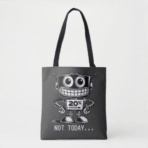 Bolso De Tela Robot de bajo consumo - No hoy...