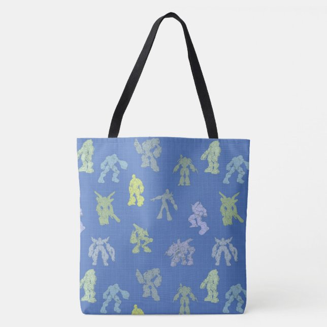 Bolso De Tela Robot Riot (Anverso)