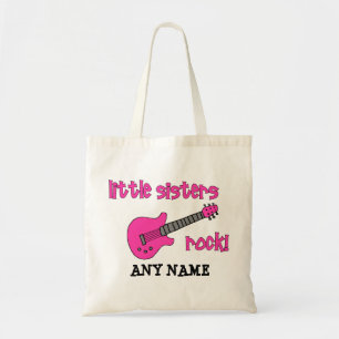 Bolso De Tela ¡Roca de las pequeñas hermanas! con la guitarra