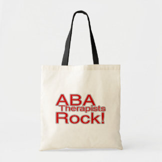 Bolso De Tela Roca de los terapeutas del ABA (roja)