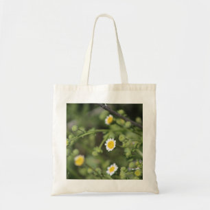 Bolso De Tela Roca del desierto de Marfil Daisy Wildflowers Tote