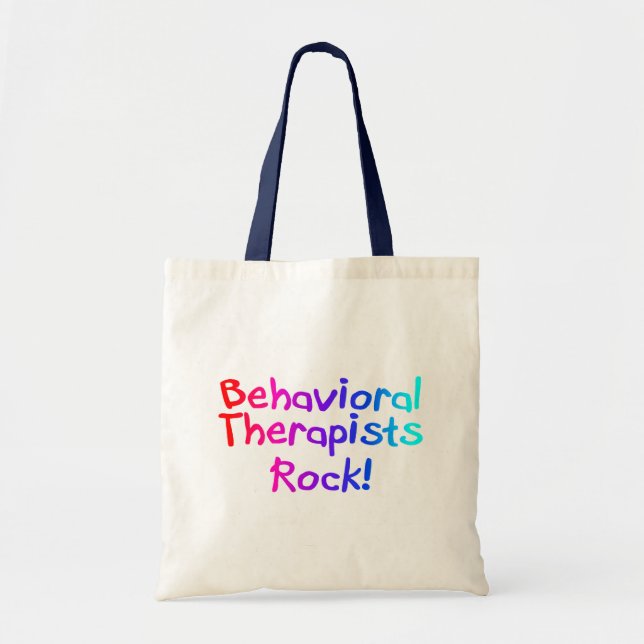 Bolso De Tela Roca del terapeuta de Bahaviorial (Frente)