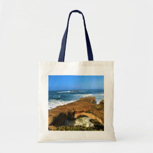 Bolso De Tela Roca Otter en el Parque Estatal Devil's Punchbowl,