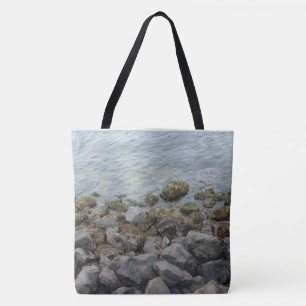 Bolso De Tela rocas costeras
