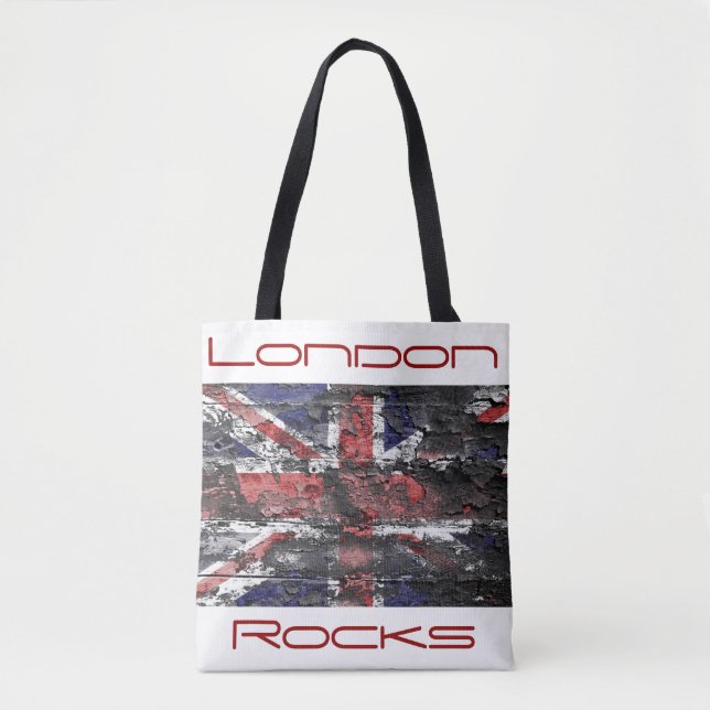 Bolso De Tela Rocas de Londres (Anverso)