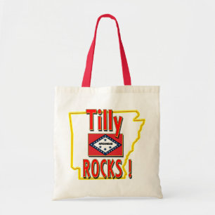 Bolso De Tela ¡Rocas de Tilly! (rojo)