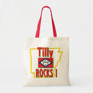Bolso De Tela ¡Rocas de Tilly! (rojo)