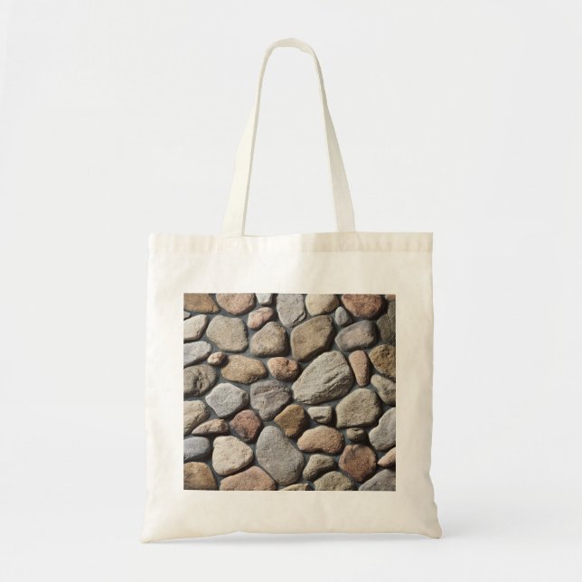 Bolso De Tela Rocas fluviales (Frente)