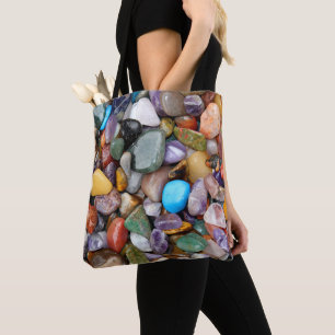 Bolso De Tela Rocas pulidas