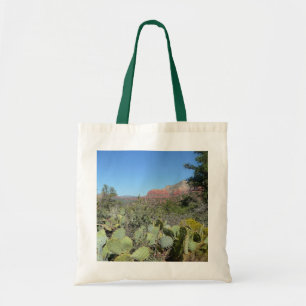Bolso De Tela Rocas rojas y cactus I
