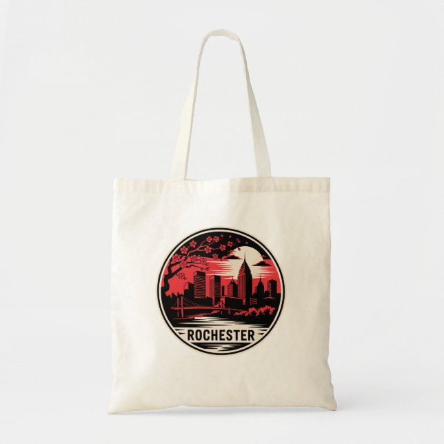 Bolso De Tela Rochester City New York USA (Frente)