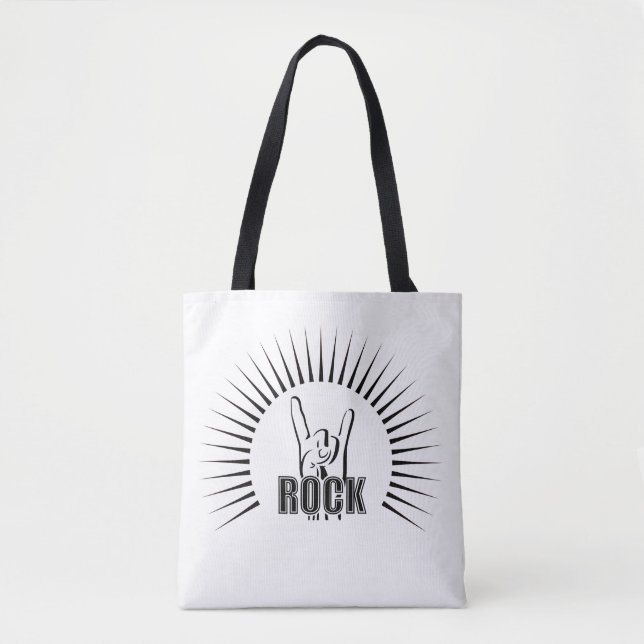 Bolso De Tela Rock (Anverso)