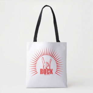 Bolso De Tela Rock