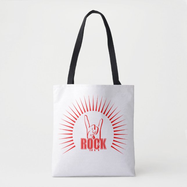 Bolso De Tela Rock (Anverso)