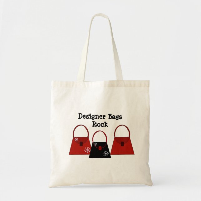 Bolso De Tela Rock de bolas de diseño (Frente)