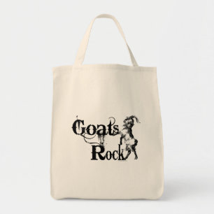 Bolso De Tela ROCK DE CABRAS por TotallyGoatally™