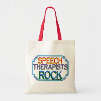 Bolso De Tela Rock de los terapeutas del habla