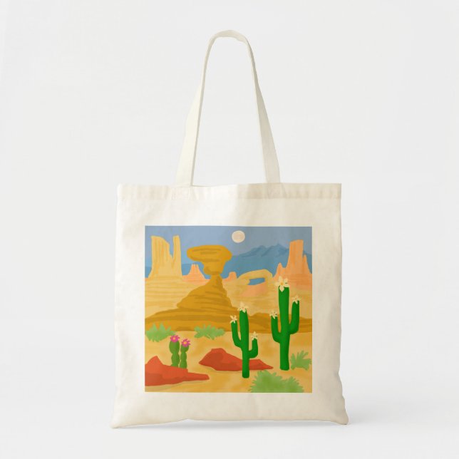 Bolso De Tela Rock Desert Tote Bag (Frente)