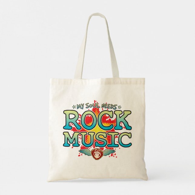 Bolso De Tela Rock Music Soul Tote Bag (Reverso)