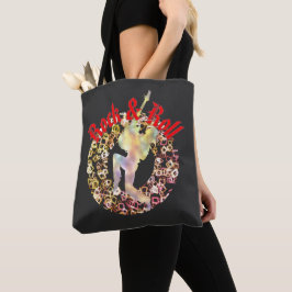 Bolso De Tela Rock Star Tote Bag - Guitarra Vintage Silhouette A