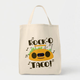 Bolso De Tela Rock Taco Funny Mexico Food Music Toon Slogan