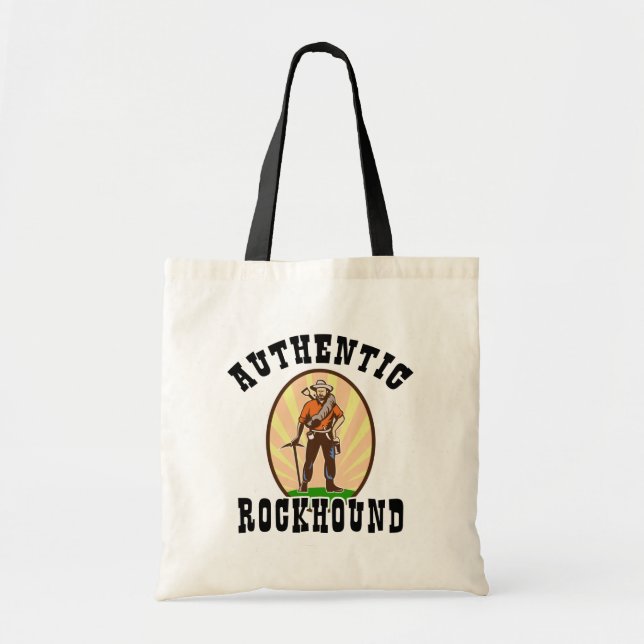 Bolso De Tela Rockhound auténtico (Frente)