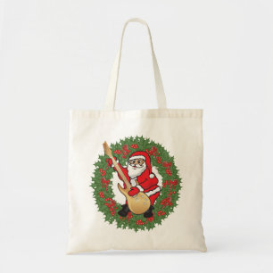 Bolso De Tela Rockin' Santa Skull