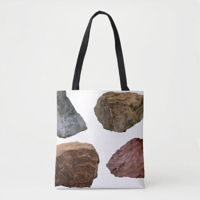 Bolso De Tela Rocks granite limestone stones (Anverso)