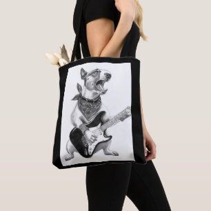 Bolso De Tela Rockstar pooch, héroe de guitarra