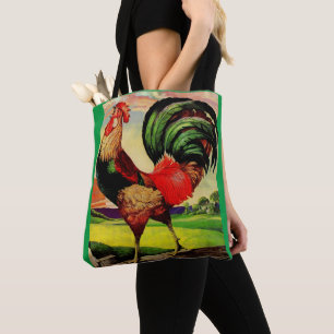 Bolso De Tela Rocky, el bonito gallo