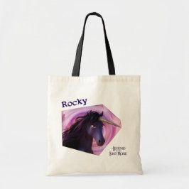 Bolso De Tela Rocky, el encantado Tote de caballos