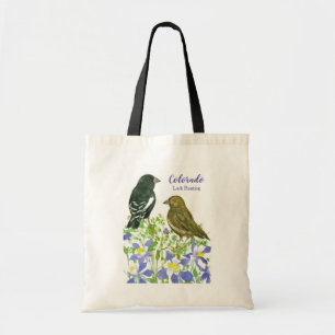 Bolso De Tela Rocky Mountain Columbine Colorado State Flower