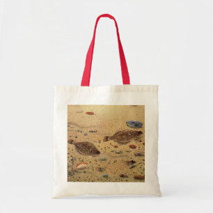 Bolso De Tela Rodaballos o Peces Planos, Vida Marina Oceánica Vi