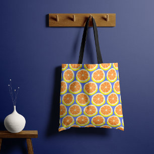 Bolso De Tela Rodajas de cítrico gráfico Costa de Amalfi