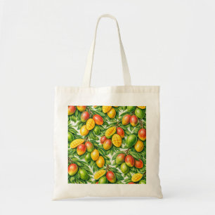 Bolso De Tela Rodajas de Mango Botánico Tropical