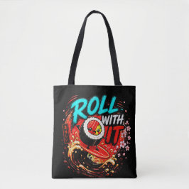 Bolso De Tela Rodar con ello – Diseño divertido de sushi surfand
