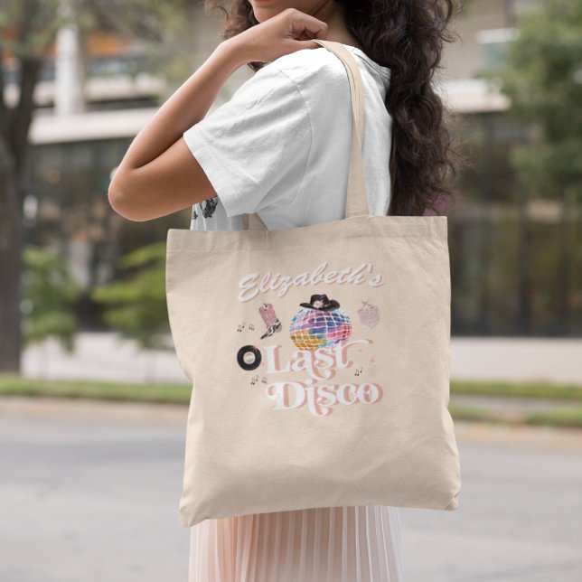 Bolso De Tela Rodeo rosado de Disco Cowgirl Nashville | Bachelor (Subido por el creador)