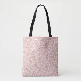 Bolso De Tela Rojizo Brillante Rosa Purpurina
