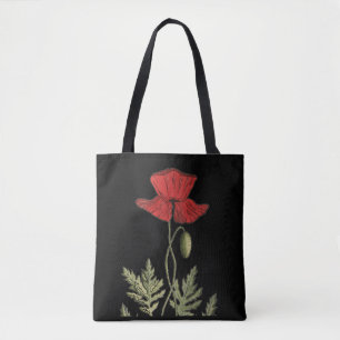 Bolso De Tela Rojo