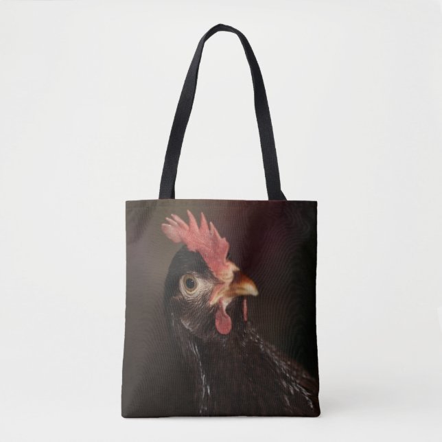 Bolso De Tela Rojo (Anverso)