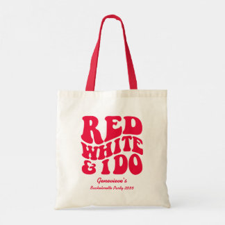 Bolso De Tela Rojo Blanco lo Hago | Rojo Retro 4 de Julio Desped