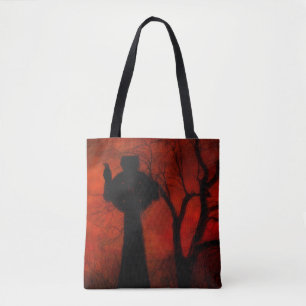 Bolso De Tela Rojo fantasmal